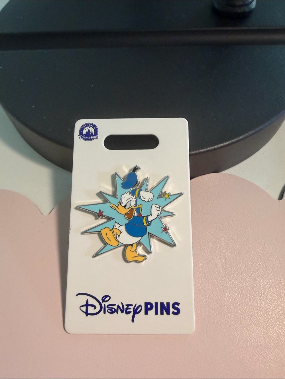 Disney Donald Duck Enamel Pin in Blue, White & Yellow